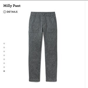 CAbi Gray Patterned Women's Chinos